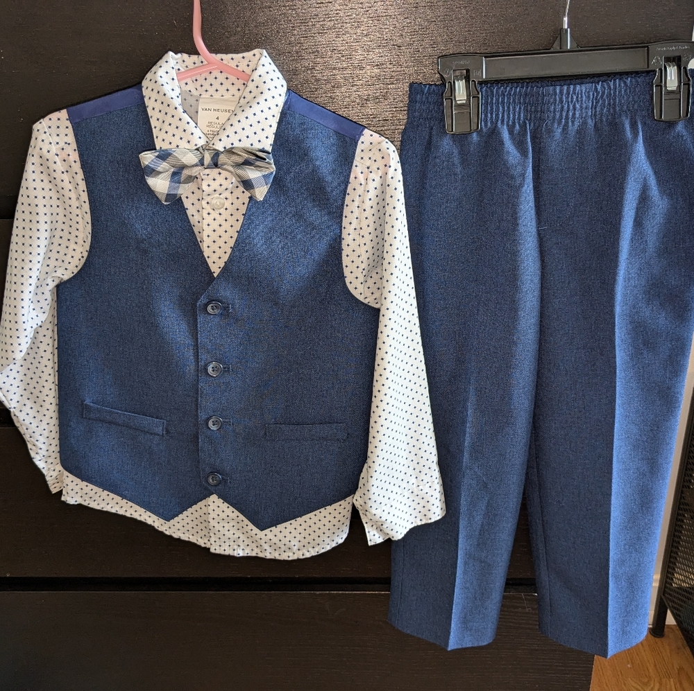 Boys 4 Piece Suit Set